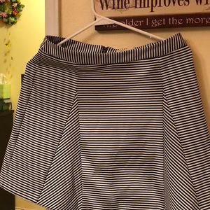 Black and white skirt